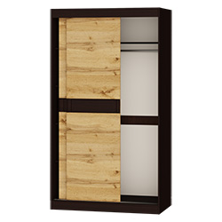 Фото Шафа купе 1200 Соната Венге Темний + Крафт Золотий