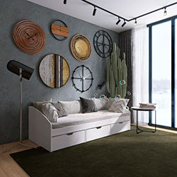 Фото Ліжко Комфорт-3 80х190 Німфеа Альба