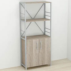 Фото Етажерка 3/60 Конект із тумбою 144x60x28