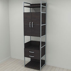 Фото Шафа Гардероб Уні секція 5 Конект 220x60x50 32 мм