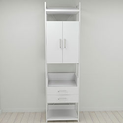 Фото Шафа Гардероб Уні секція 5 Конект 220x60x50 32 мм