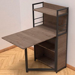 Фото Стіл книга з етажеркою Практик 1 1200x640x990