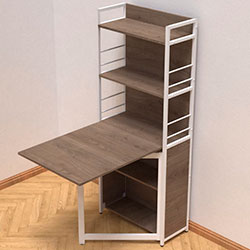 Фото Стіл книга з етажеркою Практик 2 1555x640x990