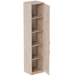 Фото Пенал Анжело на 5 полиць із 2 дверима 1900x400x380