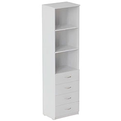 Пенал Анжело на 3 полиці із 4 ящиками 1900x500x380