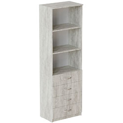 Фото Шафа Анжело на 3 полиці з 4 ящиками 1900x600x380