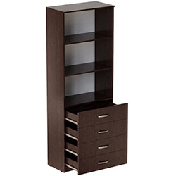 Фото Шафа Анжело на 3 полиці з 4 ящиками 1900x700x380