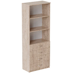 Фото Шафа Анжело на 3 полиці з 4 ящиками 1900x700x380