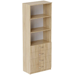 Фото Шафа Анжело на 3 полиці з 4 ящиками 1900x700x380