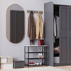 Фото Полиця для взуття Слайм 3 635x630x260