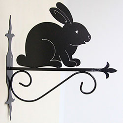 Підставка (кріплення) для підвісної квітки Заєць 1