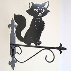 Підставка (кріплення) для підвісної квітки Кішка 2