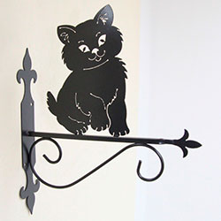 Підставка (кріплення) для підвісної квітки Кішка 7