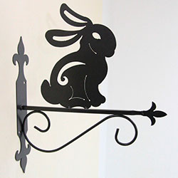 Підставка (кріплення) для підвісної квітки Кролик 2