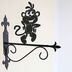 Підставка (кріплення) для підвісної квітки Мавпа 2