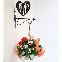 Фото Підставка (кріплення) для підвісної квітки Серце 8