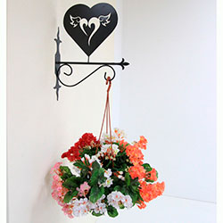 Фото Підставка для підвісної квітки Серце 13