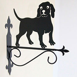 Підставка для підвісної квітки Собака 5