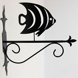 Гачок для підвісної квітки Риба 2