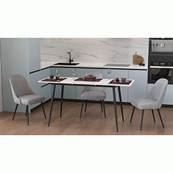 Фото Стіл кухонний розкладний Данді 75x120(160)x60