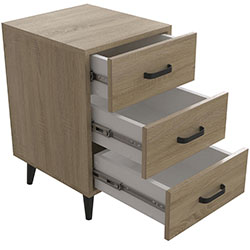 Фото Тумба Віва 3 на конусних ніжках 56,5x35x40