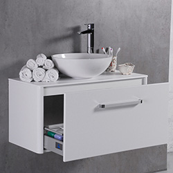Фото Шафа нижня Fiji 900 зі стільницею та умивальником Kriss