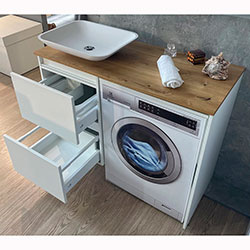 Фото Шафа нижня Ali 1300 без умивальника з боковою стійкою