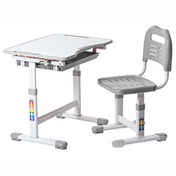 Фото Парта + стілець трансформери Sole Grey