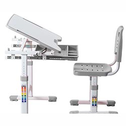 Фото Парта + стілець трансформери Sole Grey