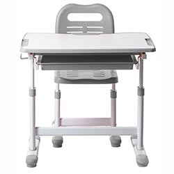 Фото Парта + стілець трансформери Sole Grey