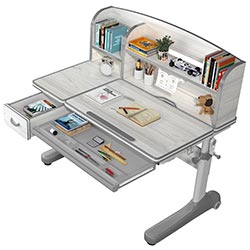 Фото Зростаюча парта для школярів Cubby Ammi Grey