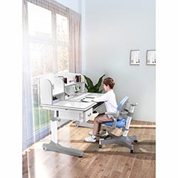 Фото Зростаюча парта для школярів Cubby Ammi Grey