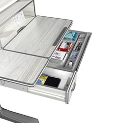 Фото Зростаюча парта для школярів Cubby Ammi Grey