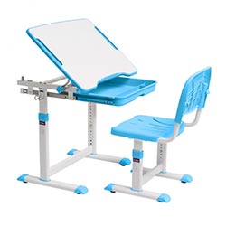 Фото Парта + стілець трансформери Sorpresa Blue Cubby
