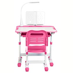 Фото Парта + стілець трансформери Vanda Pink Cubby