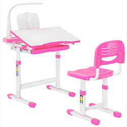 Парта + стілець трансформери Bellissima Pink