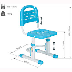 Фото Стілець-трансформер SST3L Blue