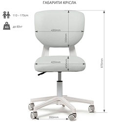 Фото Дитяче крісло Buono Grey