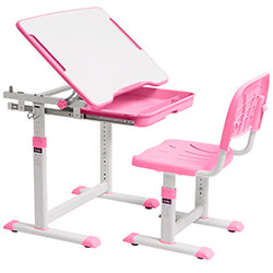 Фото Парта + стілець трансформери Sorpresa Pink Cubby