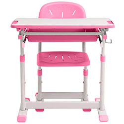 Фото Парта + стілець трансформери Sorpresa Pink Cubby
