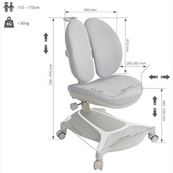 Фото Дитяче крісло Bunias Grey Cubby
