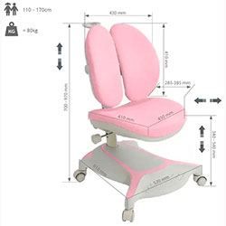 Фото Дитяче крісло Bunias Pink Cubby