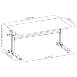 Фото Парта Imparare Grey Cubby