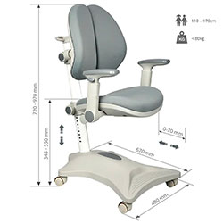 Фото Дитяче крісло Magnolia Grey Cubby