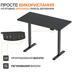 Фото Стіл електричний ITech MT12BB з регульованою висотою
