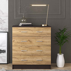 Фото Комод КФ-2 Венге Магія + Дуб Крафт Золотий