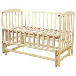 Фото Ліжечко дитяче Valeri з відкидною боковиною на підшипниках 600x1200 (1В216-2 Р)