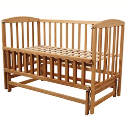 Фото Ліжечко дитяче Valeri з відкидною боковиною на підшипниках 600x1200 (1В216-2 Р)