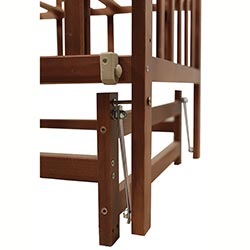 Фото Ліжечко дитяче Valeri з відкидною боковиною на підшипниках 600x1200 (1В216-2 Р)