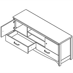 Фото Тумба RTV2D2S Дана / Dana